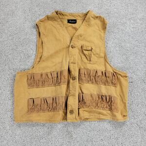 VTG Drybak Womens Shooting Vest XL Tan Canvas Hunting Shotgun‎ Shell Holder 40's